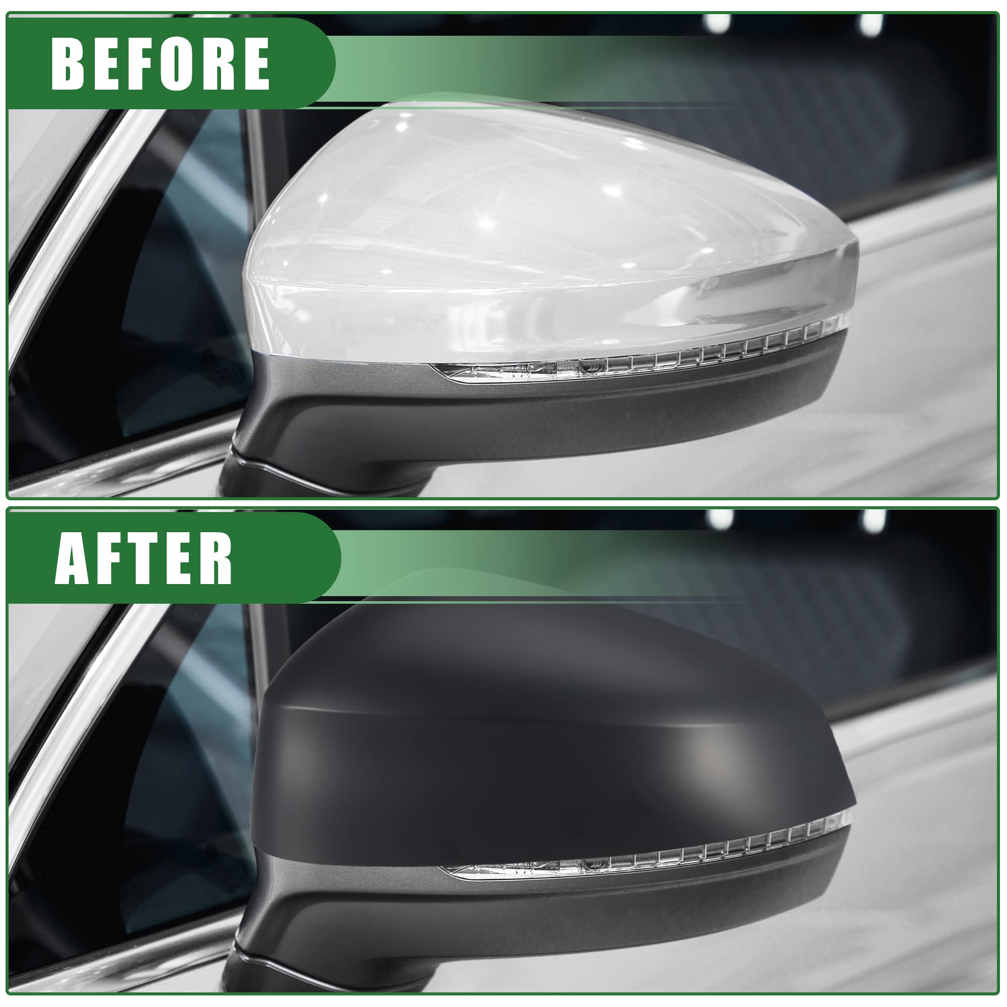 Amazon.com: Motoforti Driver Side Mirror Cover, Rearview Mirror 
