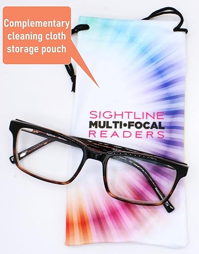 Miniatura 4 de Sightline Nathan Progressive Power - Gafas de lectura con montura de acetato de alta calidad, lentes con revestimiento AR, ajuste mediano, unisex,