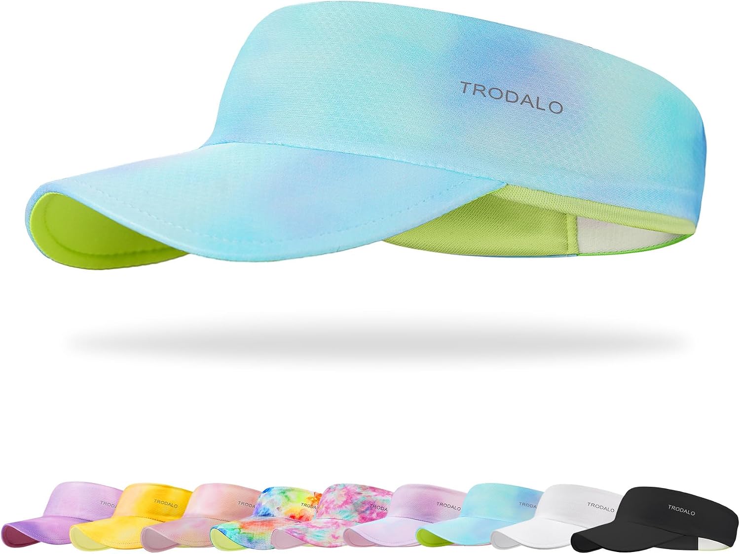 Kids Sun Visor Hats for Girls Boys, Packable Cooling Stretchy Visor
