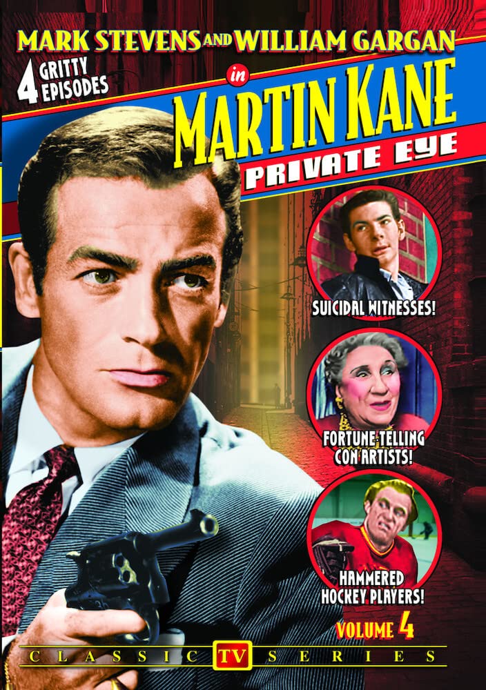 Martin Kane Private Eye 4 DVD 1949 coleccionismo de cine clásico NTSC Región 1