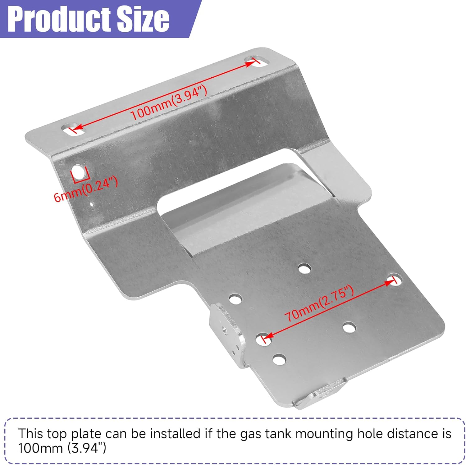 Engine Motor Mounting Throttle Top Plate Kit Replacement for Predator 212 224 196cc GX160 GX200 GX140 Coleman CT200U CT200U-EX BT200X Baja Trailmaster MB200 Small Engine Mini Bike Go Kart Parts