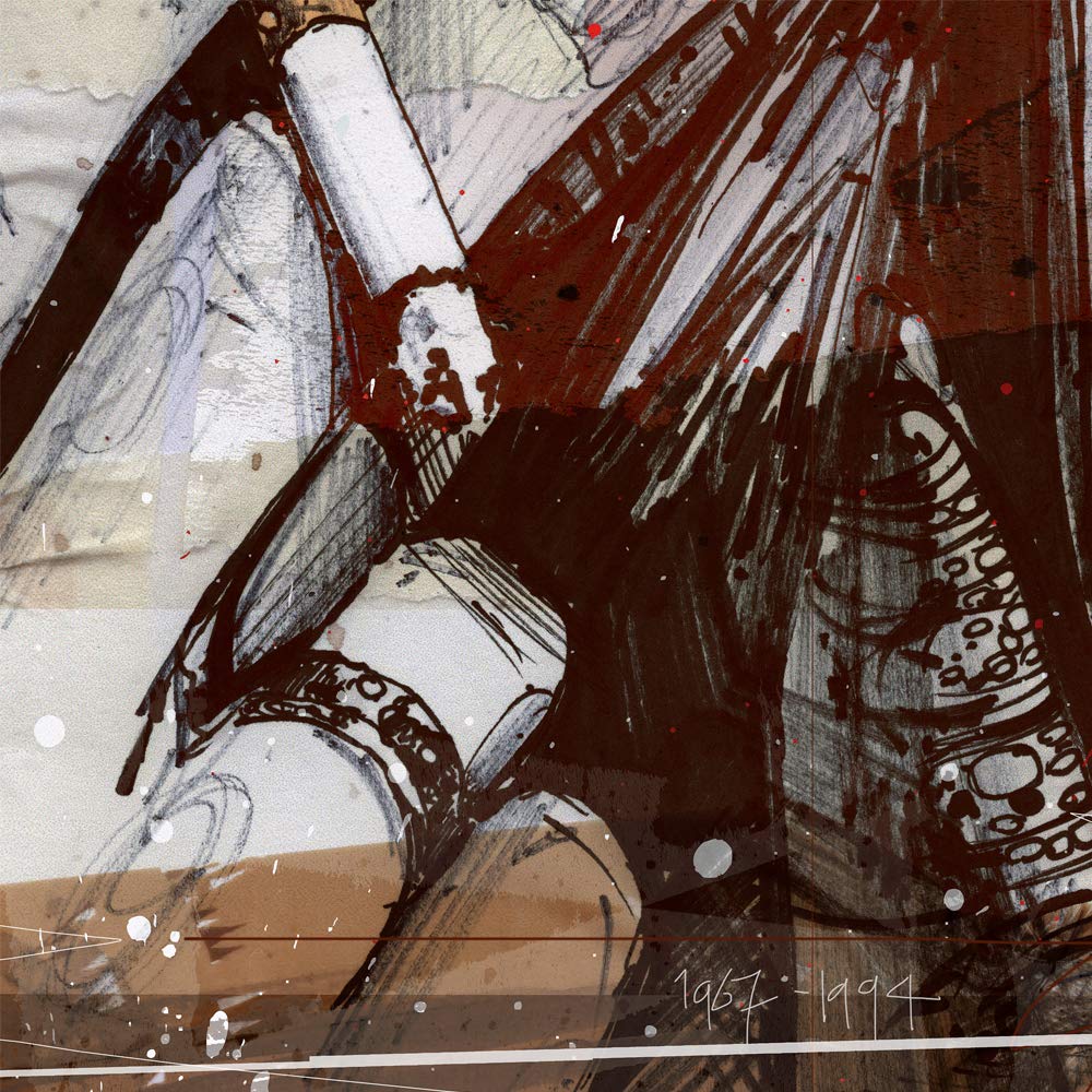 Poster Grunge rock 04 29,7 x 42 cm (A3) - incorniciato e firmato (Gallery Pilot)