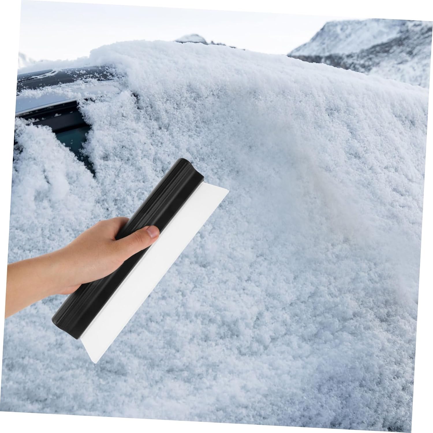 Outanaya Car Window Squeegee Portable Windshield Wiper for Washing Home Use Scratch Design Compact Versatile for Mirrors