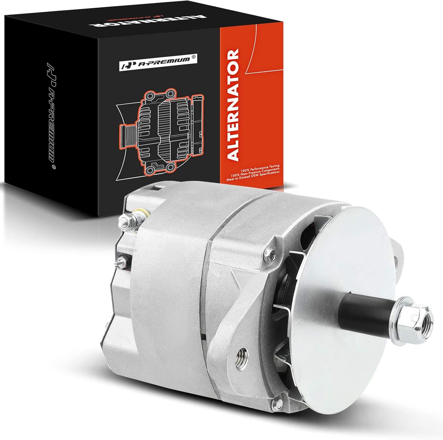 A-Premium Alternator Compatible with Caterpillar Track Loader 953 955L 963 973 977L 983 983B, 24V 45A Bi-Directional Without Pulley, Replace# 10459319, 1117615