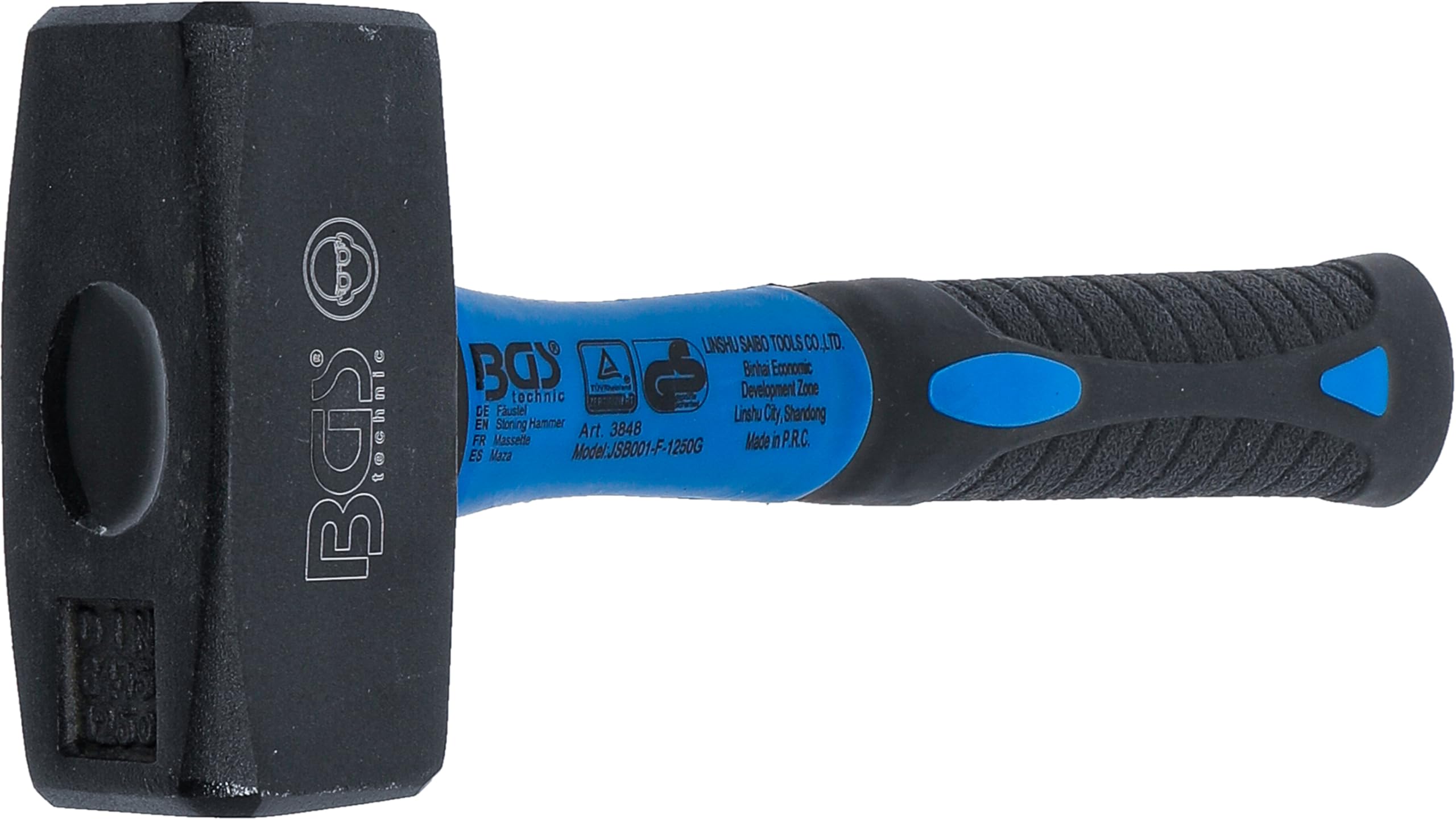 BGS 3848 Mazzetta manico fibra di vetro 1250 g DIN 6475