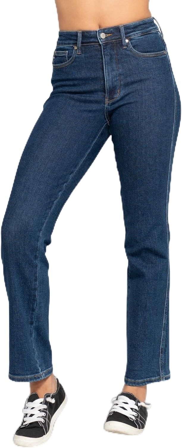 Judy Blue Womens Jeans - High Waisted Tummy Control Classic Straight
