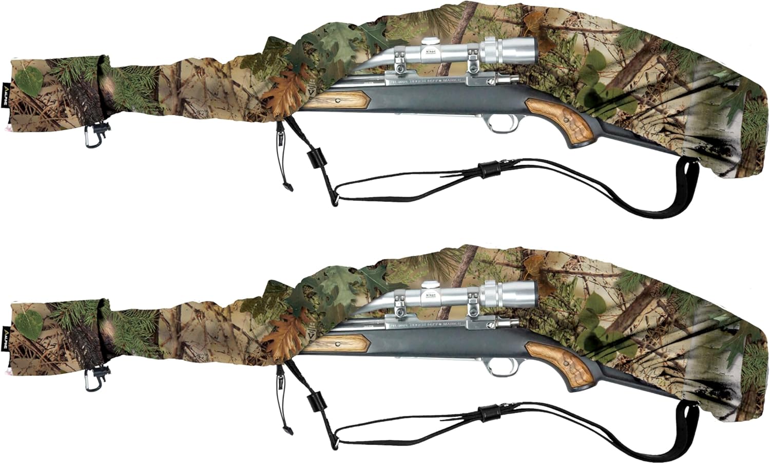 Alpine Innovations Gun Slicker - Scoped Rifle & Shotgun Case, Waterproof Camo Rifle Sleeve Cover, Fast Access Gun Pack - 38' to 56'