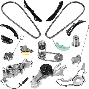 WANGSHENG 3.6 Pentastar Timing Chain Kit with Water Pump and Oil Pump