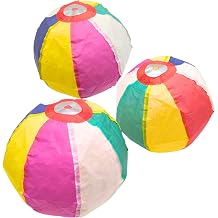 Made in Japan, Japanese Paper Balloons 3pcs Set, 5.3 inch | Traditional Japanese Kami Fusen Eco-Friendly, Retro Design Decorative Accent for Events, Home Display, Cultural Decor