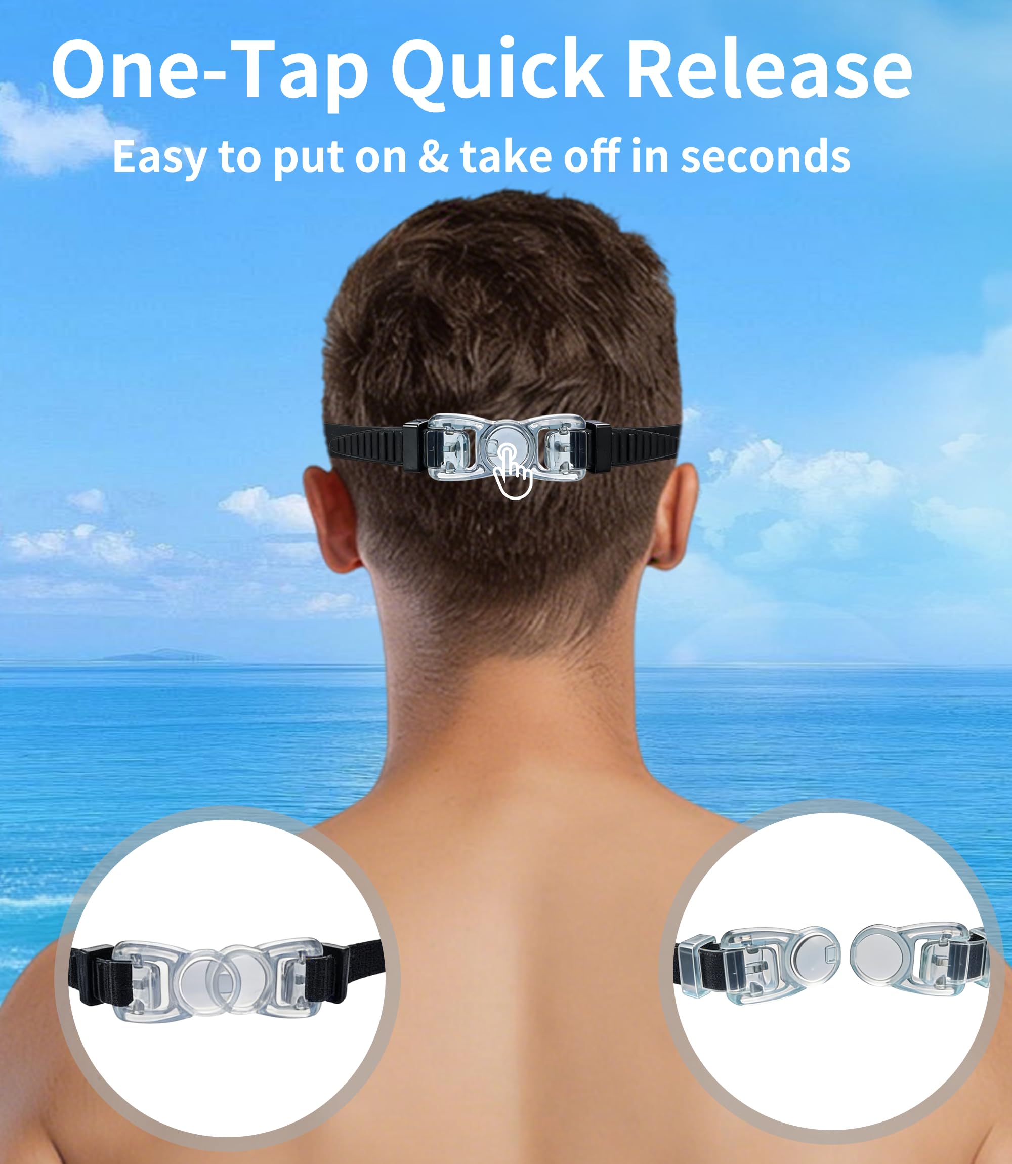 Gafas de natación unisex para adultos