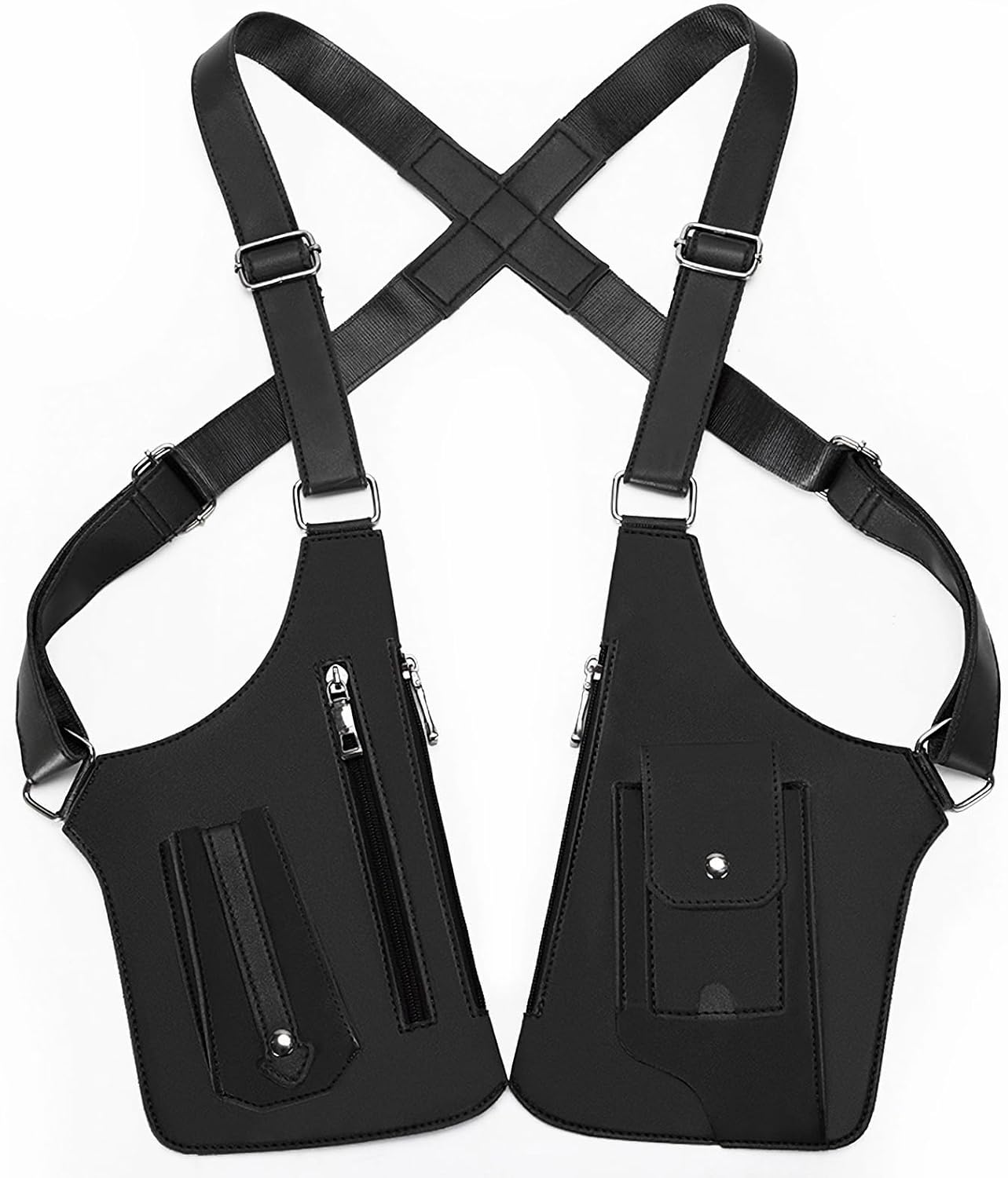 MaiQidd Double Shoulder Armpit Bag, Anti-Theft Hidden Underarm Strap Wallet Pocket Holster Phone Leisure Double Shoulder Pouch