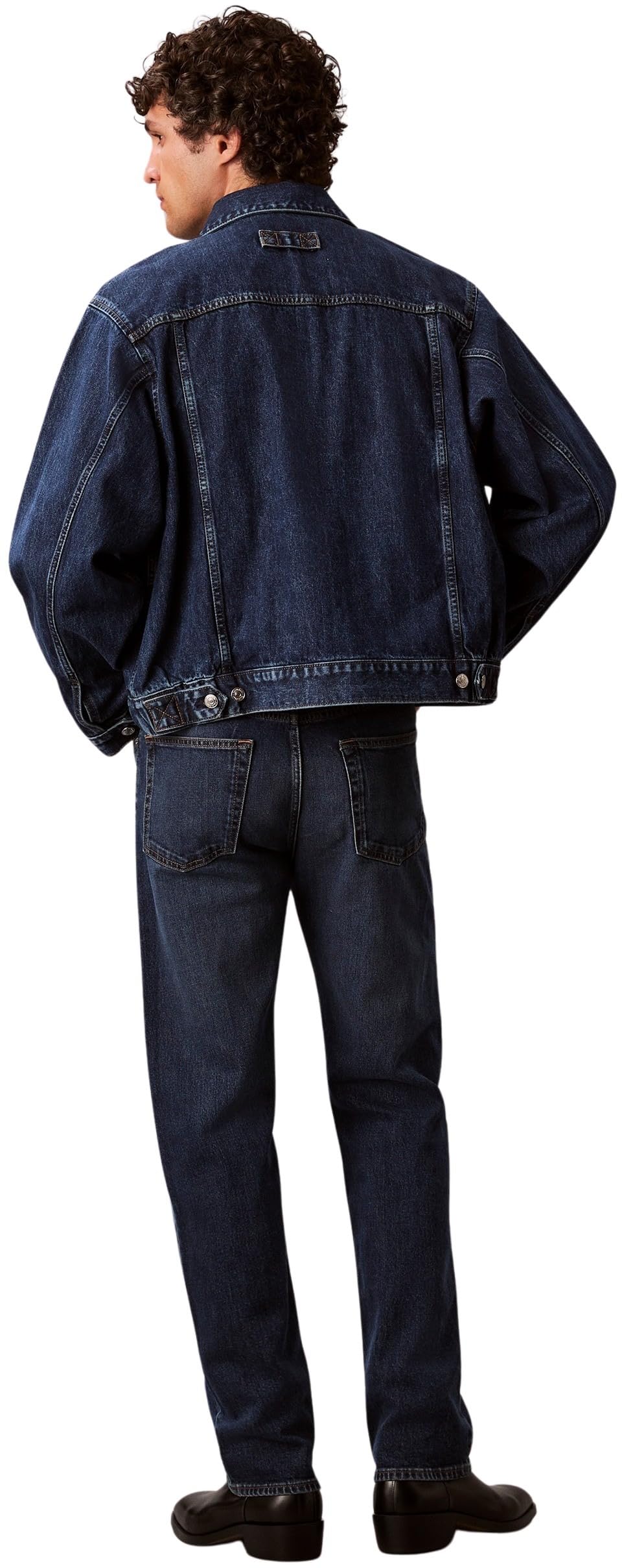 Calvin Klein Stndrd Strght Oil Slick Jean Lv04lb782g - Dżins Mężczyźni