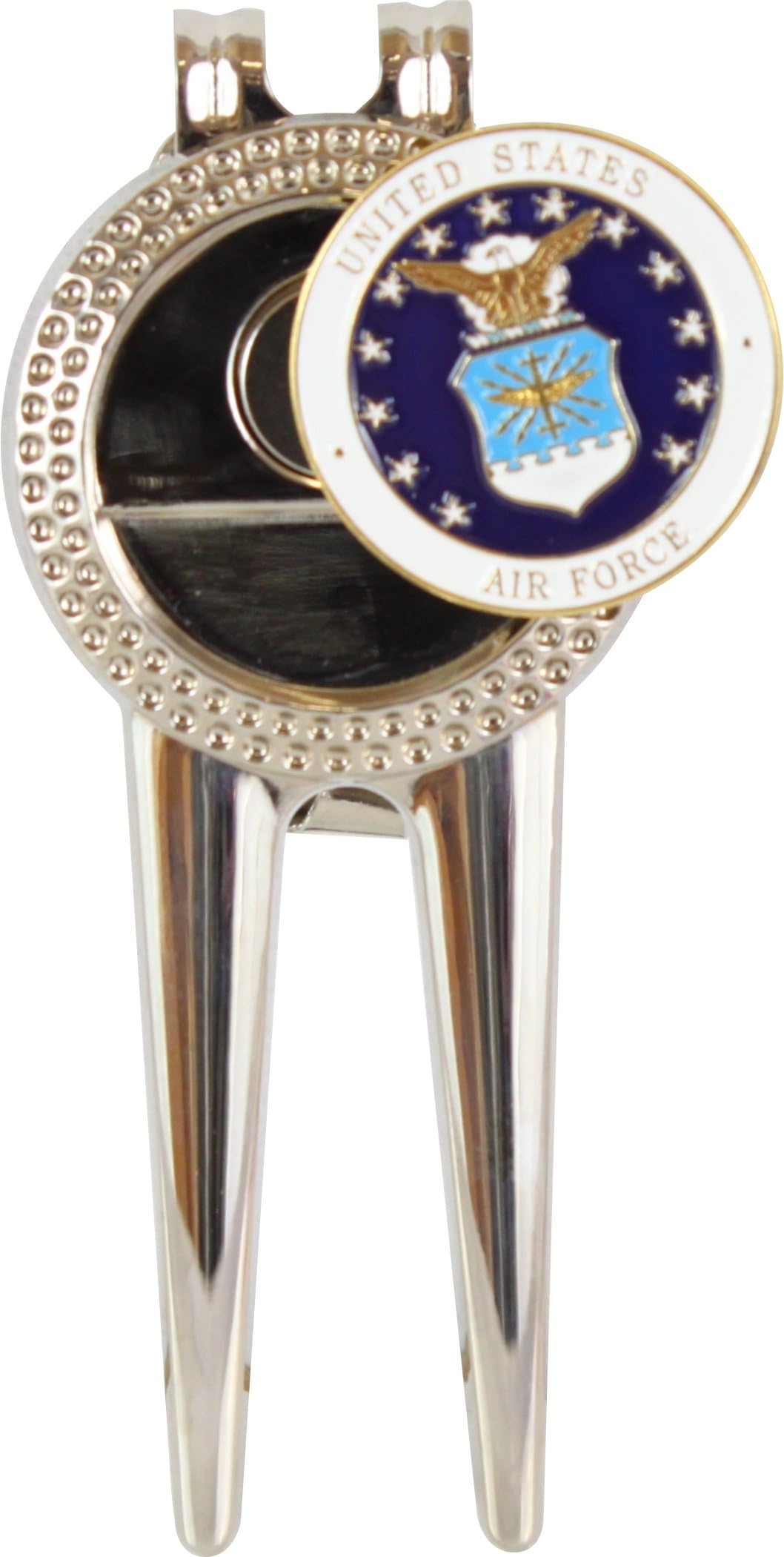 Golf By MilitaryBest US Air Force Divot Repair Tool with Magnetic Ball Marker