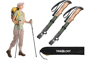Trekking Poles for Men: Collapsible, Treknology
