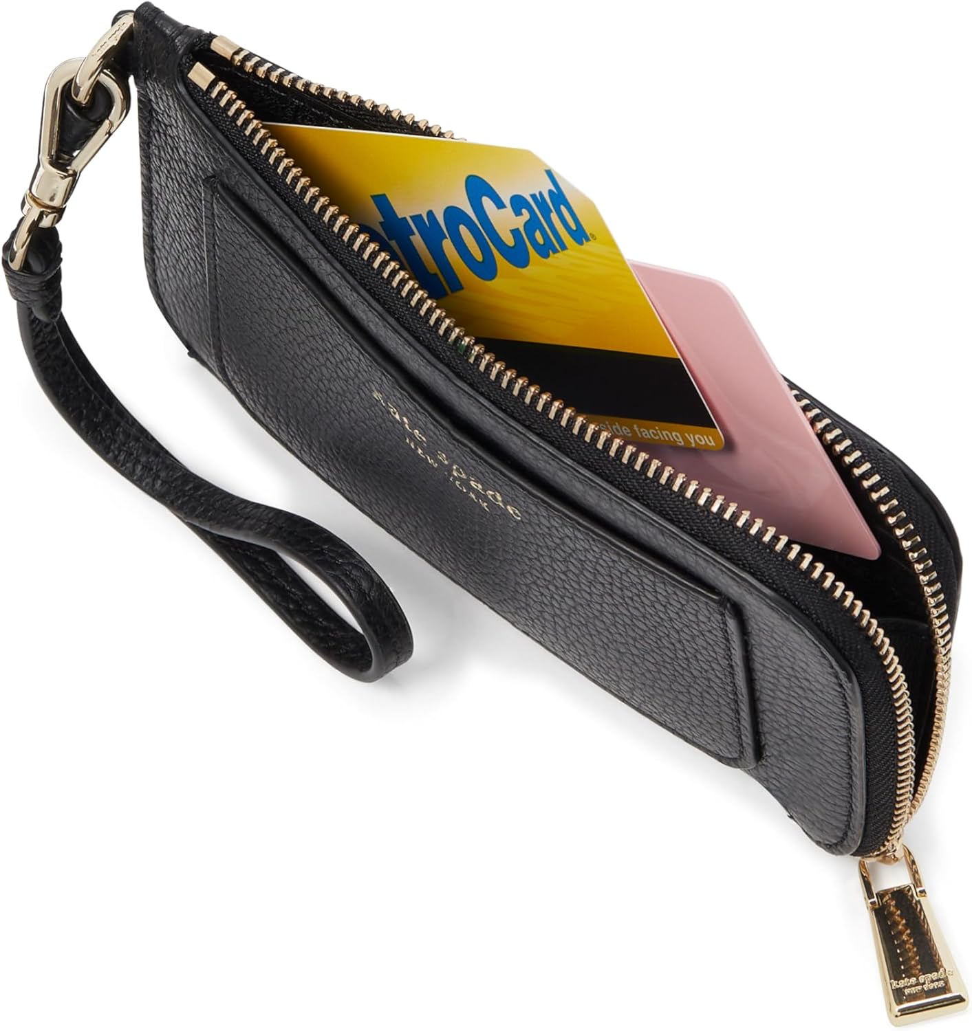 kate spade new york womens Ava Pebbled Leather Coin Card Case Wristlet - Image 5