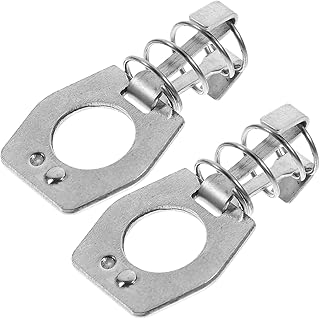 2 PCS RV Water Heater Cam Lock, Camper Spring Heater Cover Door Latch Fastener Assembly, Universal Stainless Steel Automotive Water Heater Lock Replacement, Car Accessories