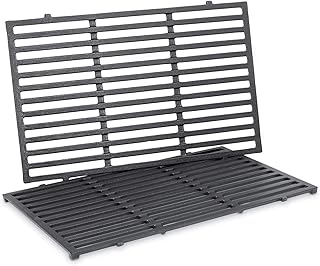 Utheer 7524 19.5 Inches Cast Iron Cooking Grid Grates for Weber Genesis E-310/ E-320/ E-330, Genesis S-310/ S-320/ S-330, Genesis EP-310/ EP-320/ EP-330 Gas Grill, Replaces for Weber 7524/7528