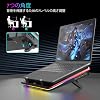 IETS GT500 Laptop Cooling Pad with Powerful Turbo Fan 5000 RPM Cooling Fan, Cooling Stand, Quick Cooling Gaming Laptop Seal Foam, 3-Port USB Hub, 7-Color RGB LED Backlight, Adjustable Airflow, 7