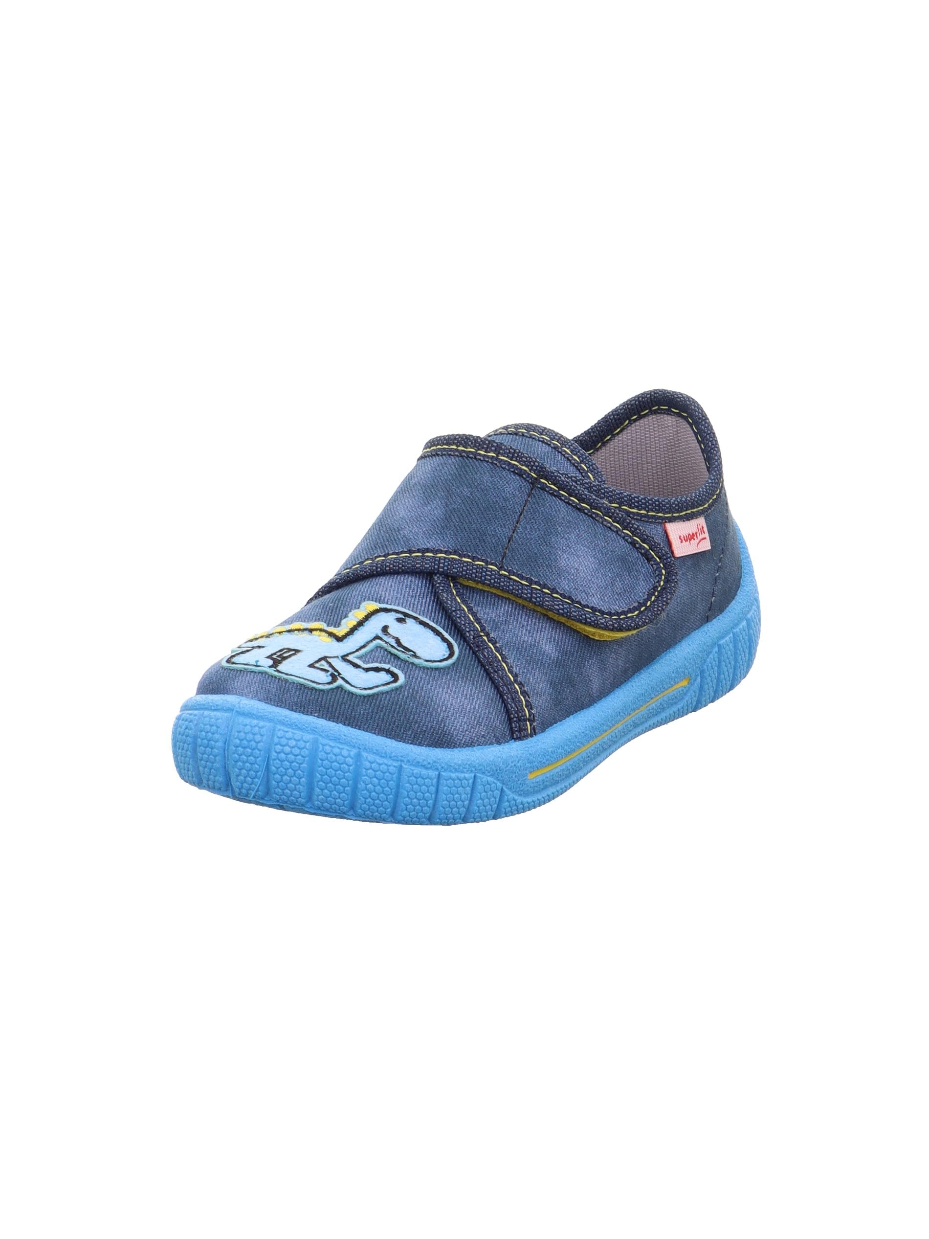 Superfit Jungen Bill 1-800271 Slippers, Dark blue, light blue 8150, 13 UK