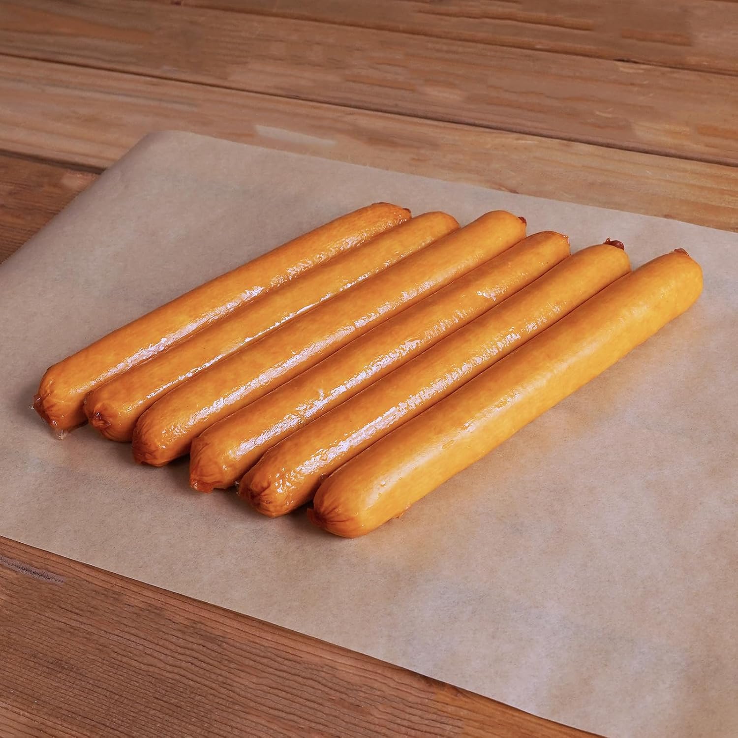 Amazon.co.jp 無添加 保存料不使用 放牧豚 ホットドッグ ポーク ソーセージ 6本 (450g) オランダ産 ホルモン剤不使用