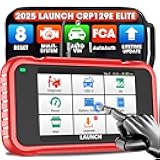 LAUNCH CRP129E 2025 OBD2 Scanner, 8 Reset Oil/EPB/TPMS/SAS/BMS/Throttle/DPF Reset, Injector Coding, ABS SRS Transmission Engine Code Reader, Lifetime Free Update Diagnostic Scan Tool, Auto VIN