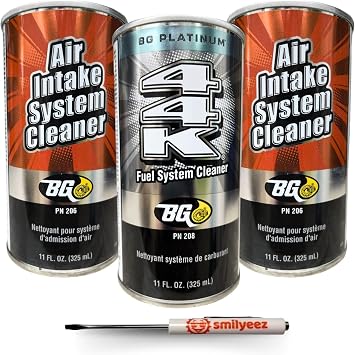 Smilyeez Listing for BG Air Intake & Fuel System Cleaner Kit K2902 - Includes 2 PN206 & 1 44K PN208 & Pocket Screwdriver 1 Kit