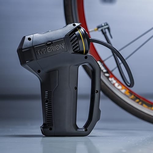 Miniatura 5 de Hyperion Inflador de neumáticos portátil Lift-Assist 100 PSI para neumáticos de vehículos, neumáticos de bicicleta, juguetes e inflables -