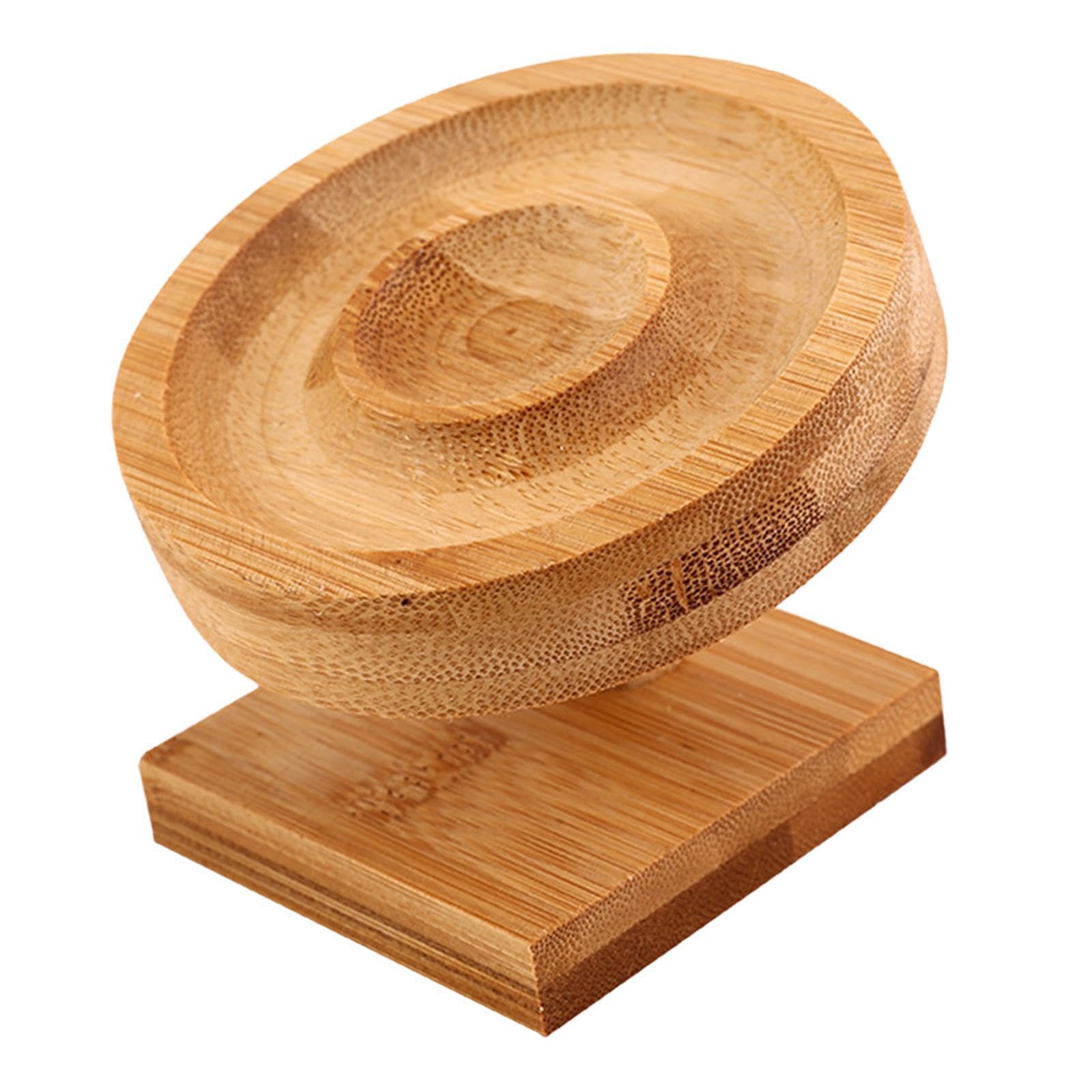 TWISAXC Bangle Bracelet Display Tray Neatly Organizes Jewelry Keeps Safe Scratches Made With Bamboo Bead Pendant Bracelet Bangle Display Tray Stand Etc.
