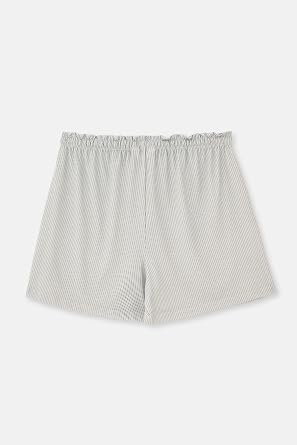 Dagi Kadın İkili Örme Şort Mavi-Grimelanj 2XL