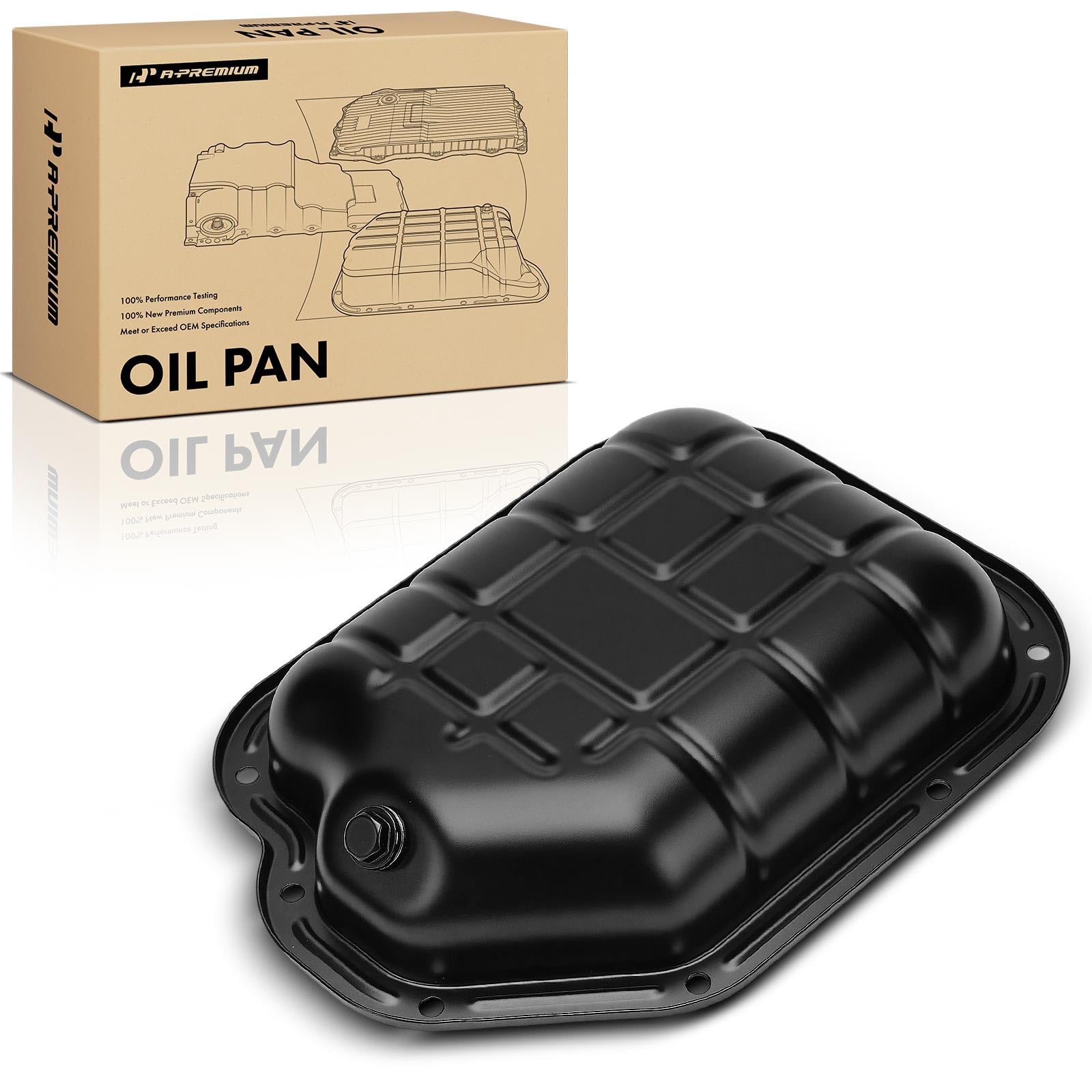 Amazon.com: A-Premium Lower Engine Oil Pan Sump with Drain Plug