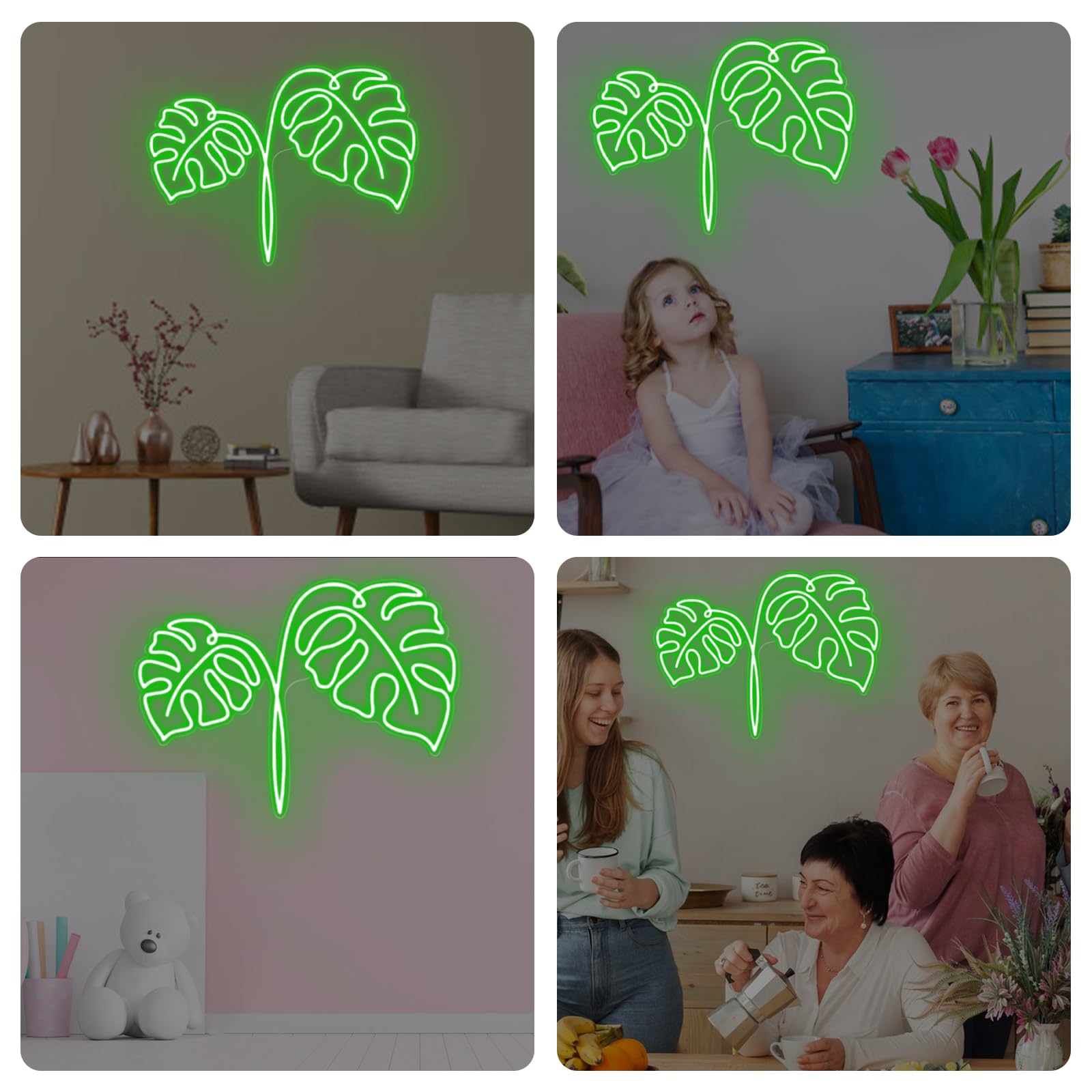 Monstera Neon Sign