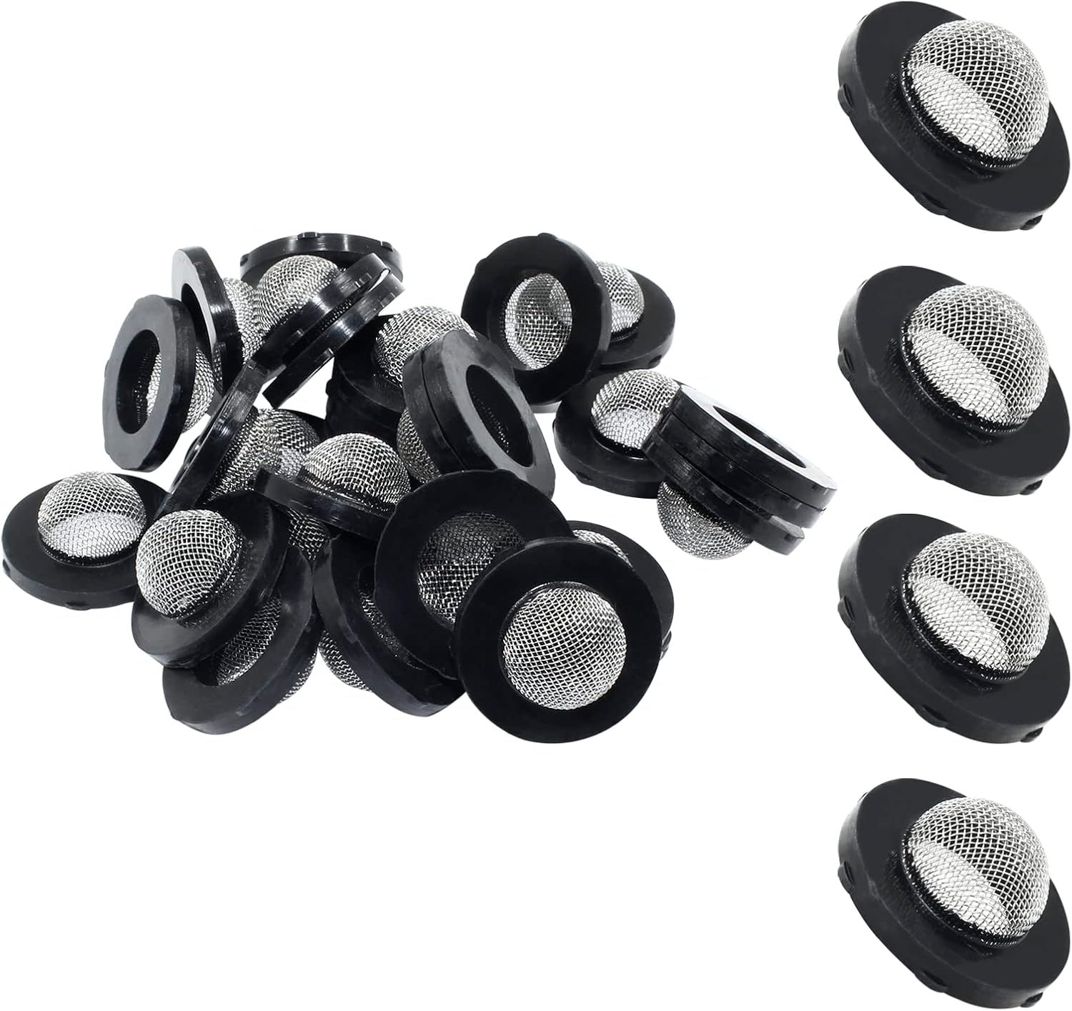 suiwotin 30pcs Stainless Steel Garden Hose Screen Filter