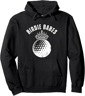 Birdie Babes Tiara Funny Matching Scramble Team Women's Golf Pullover Hoodie