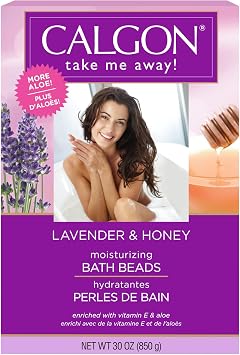 Calgon Ultra-Moisturizing Bath Beads, Lavender & Honey, 30 oz