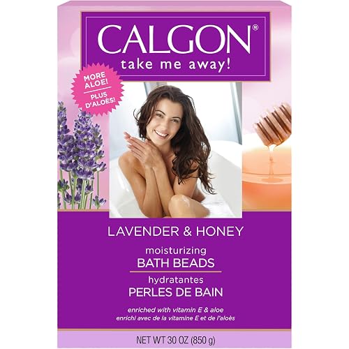 Calgon Ultra-Moisturizing Bath Beads, Lavender & Honey, 30 oz