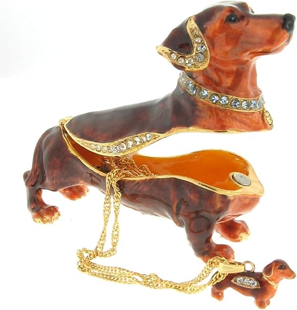 dachshund trinket box