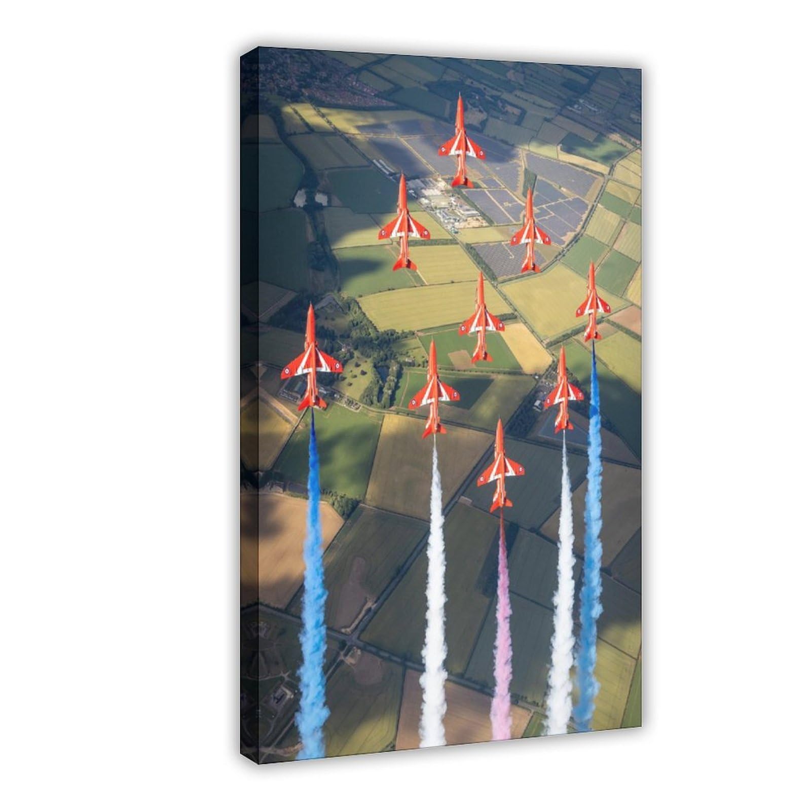 QZFNCOYU Red Arrows Diamond Art Poster Canvas Poster Bedroom Decor Landscape Office Room Decor Gift 08x12inch(20x30cm)