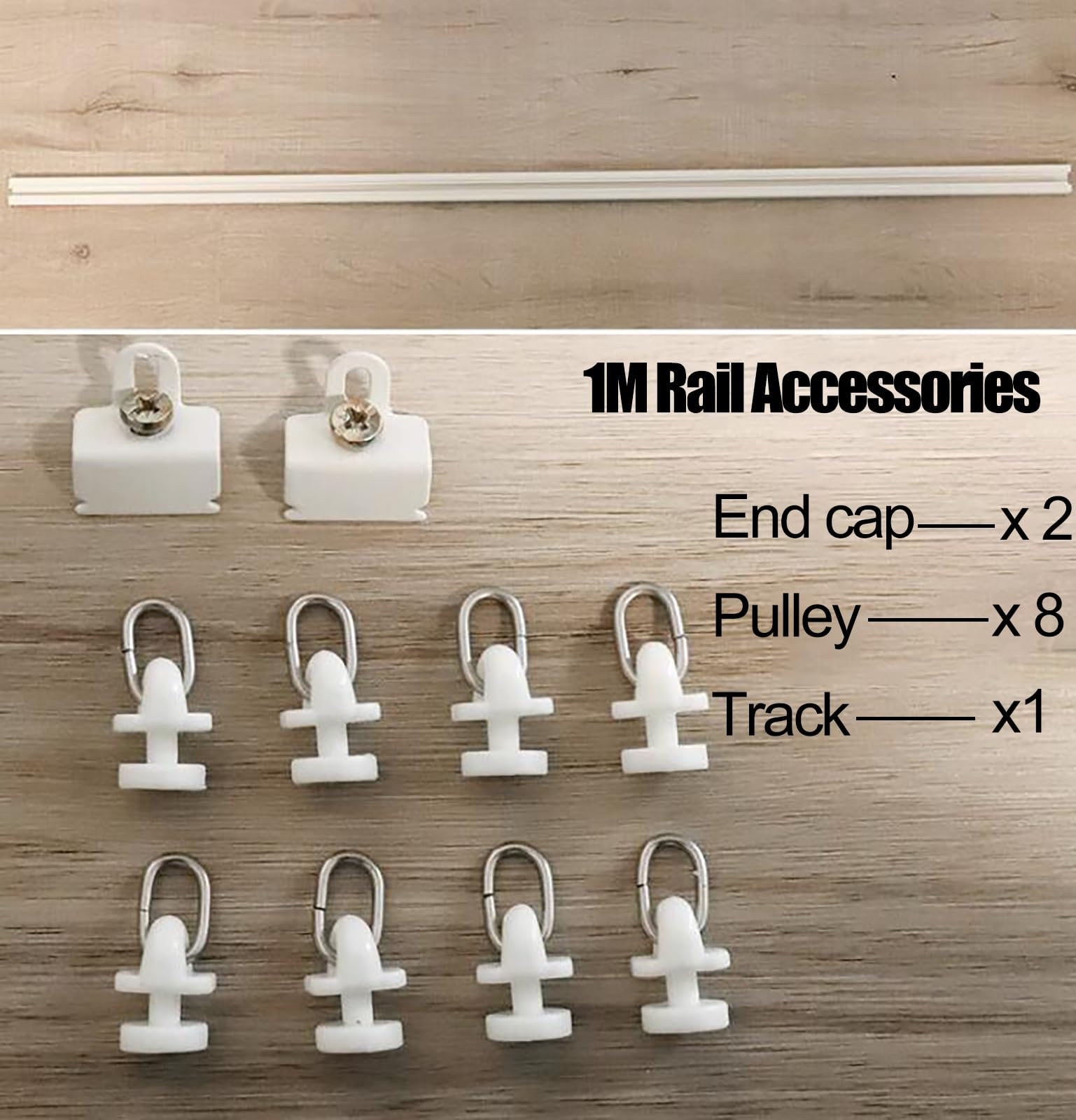 Tringle à rideaux adhésive de 5 m – Tringle de montage au plafond et au mur sans perçage pour cloisons de séparation, chambre à coucher, douche et placard – Facile à installer, gain de place, solution