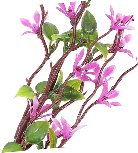 Miniatura 3 de UPKOCH Sashimi Sushi Guarnición Mini Plantas Artificiales Decoración Japandi Flor de Cerezo Decoración de Sushi Gadget Plato de Hielo Seco Plato de