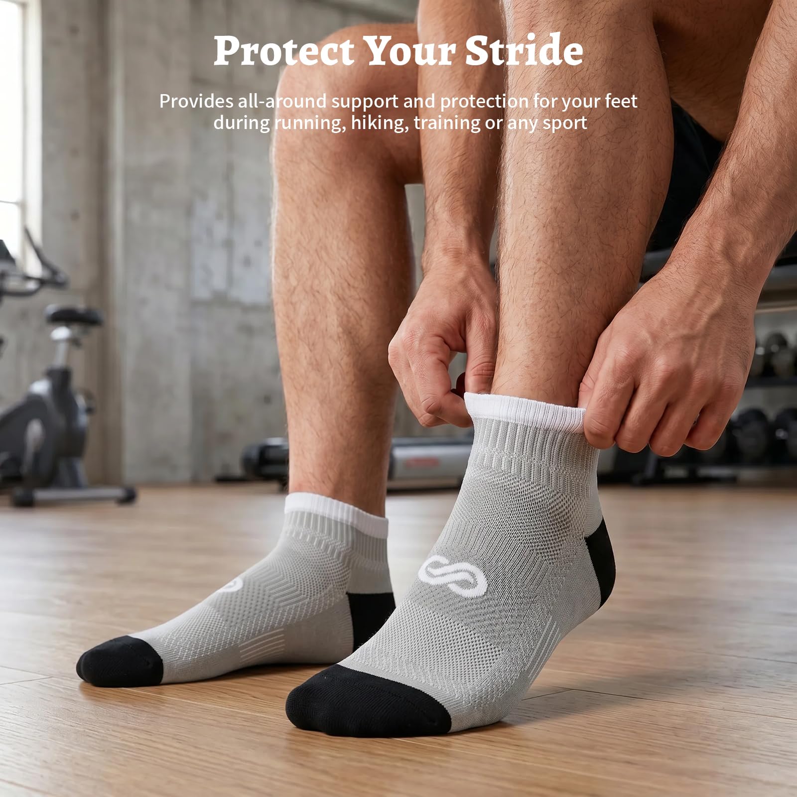 Chaussettes de compression pour homme et femme - Chaussettes de course pour