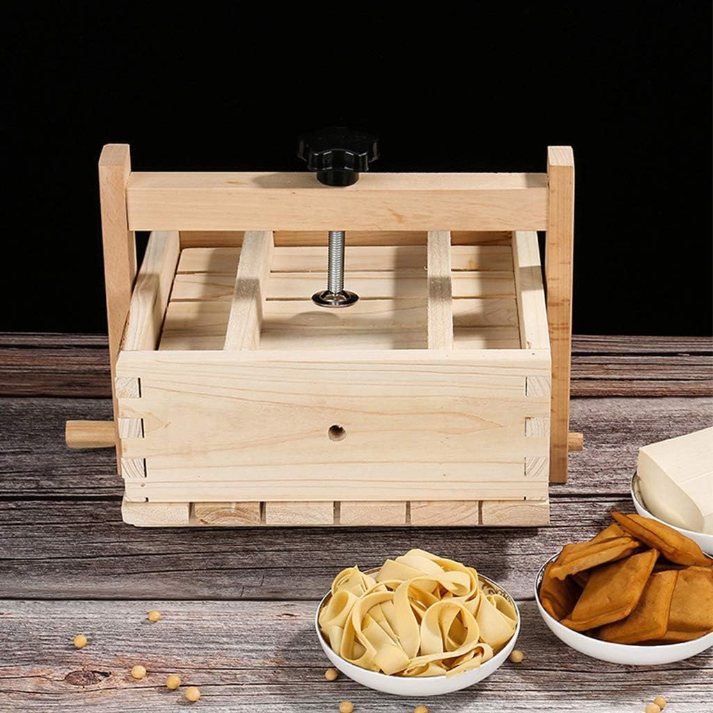 Tofu Mold Maker Press Making Cheese Kit Wooden Box Mould Tool Diy Pressing