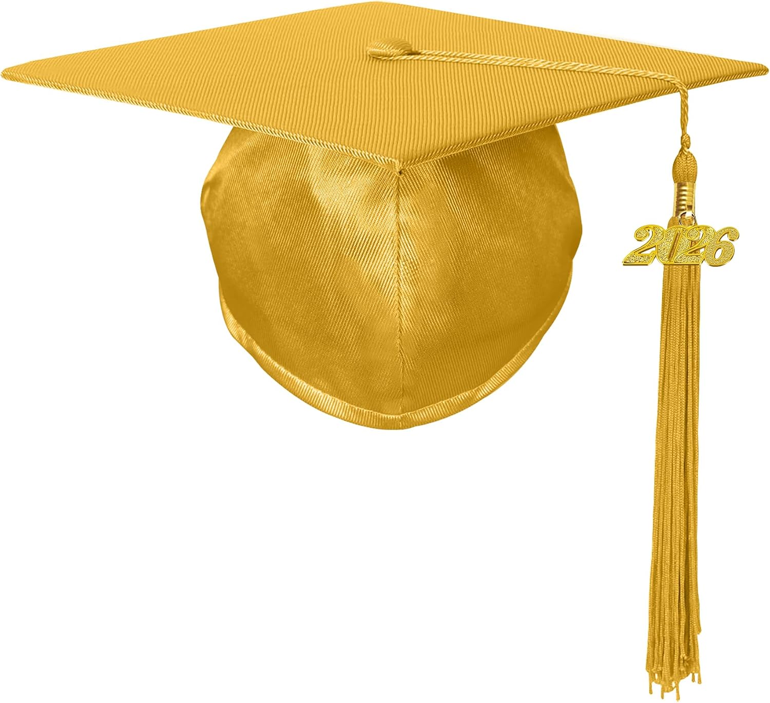 Shiny Kindergarten and Preschool Graduation Cap with 2026 Tassel Charm
