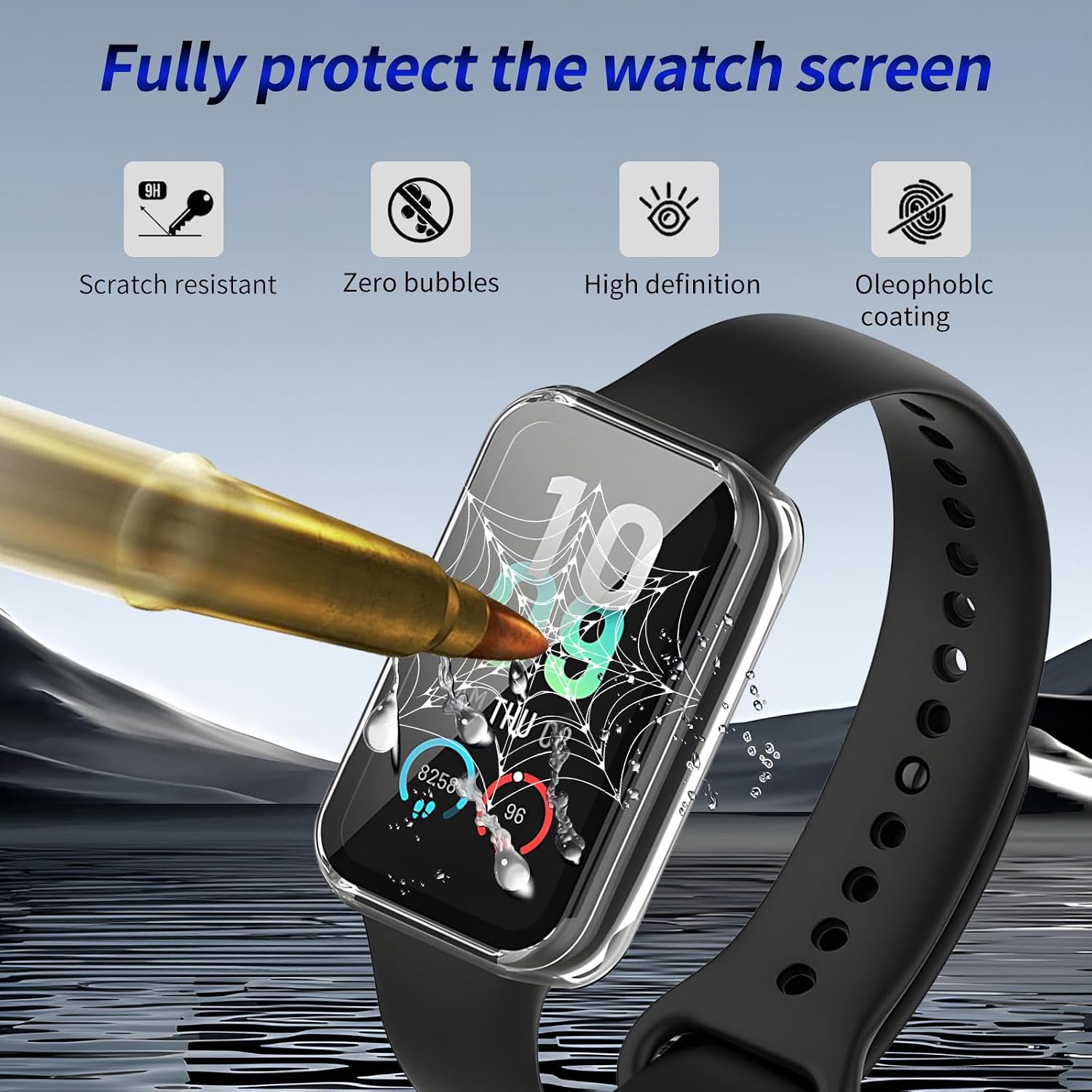 2 Pack for Amazfit Band 7 Screen Protector Case image 4