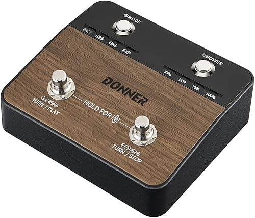 Miniatura 1 de Donner DBM-1 - Pedal inalámbrico para teléfono, control de aplicación de teleprompter, pedal de pie para tabletas, teléfonos, recargable