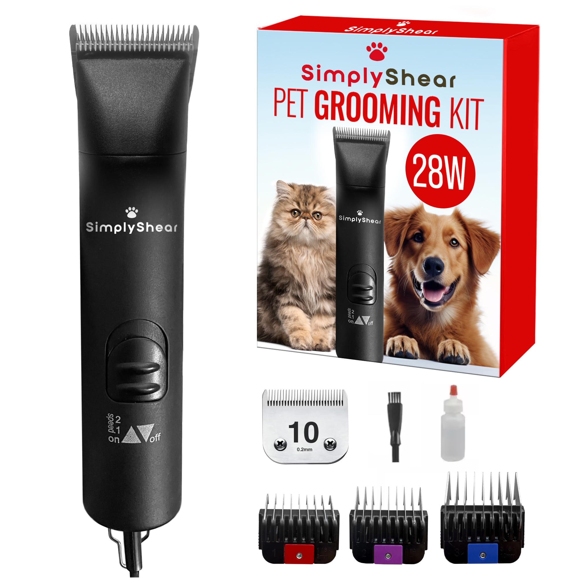 SIMPLYSHEAR Professional Dog Clippers
