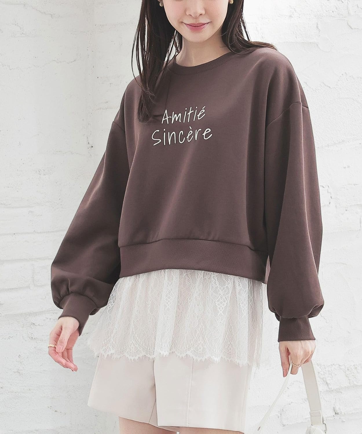 Honeys 裾レーストップス