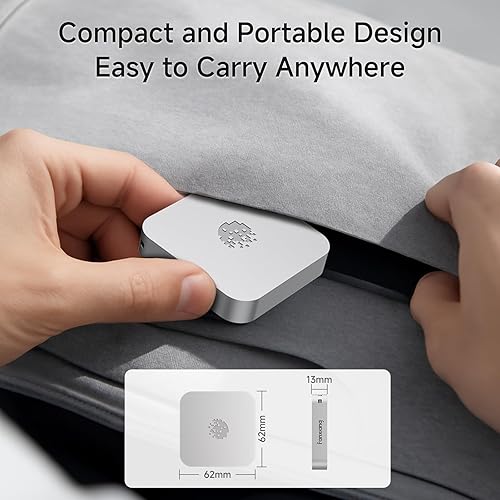 Miniatura 7 de fanxiang SSD portátil magnético de 1 TB, SSD externo con USB 3.2 Gen 1 tipo C y anillo magnético, almacenamiento compacto para iPhone 1615,