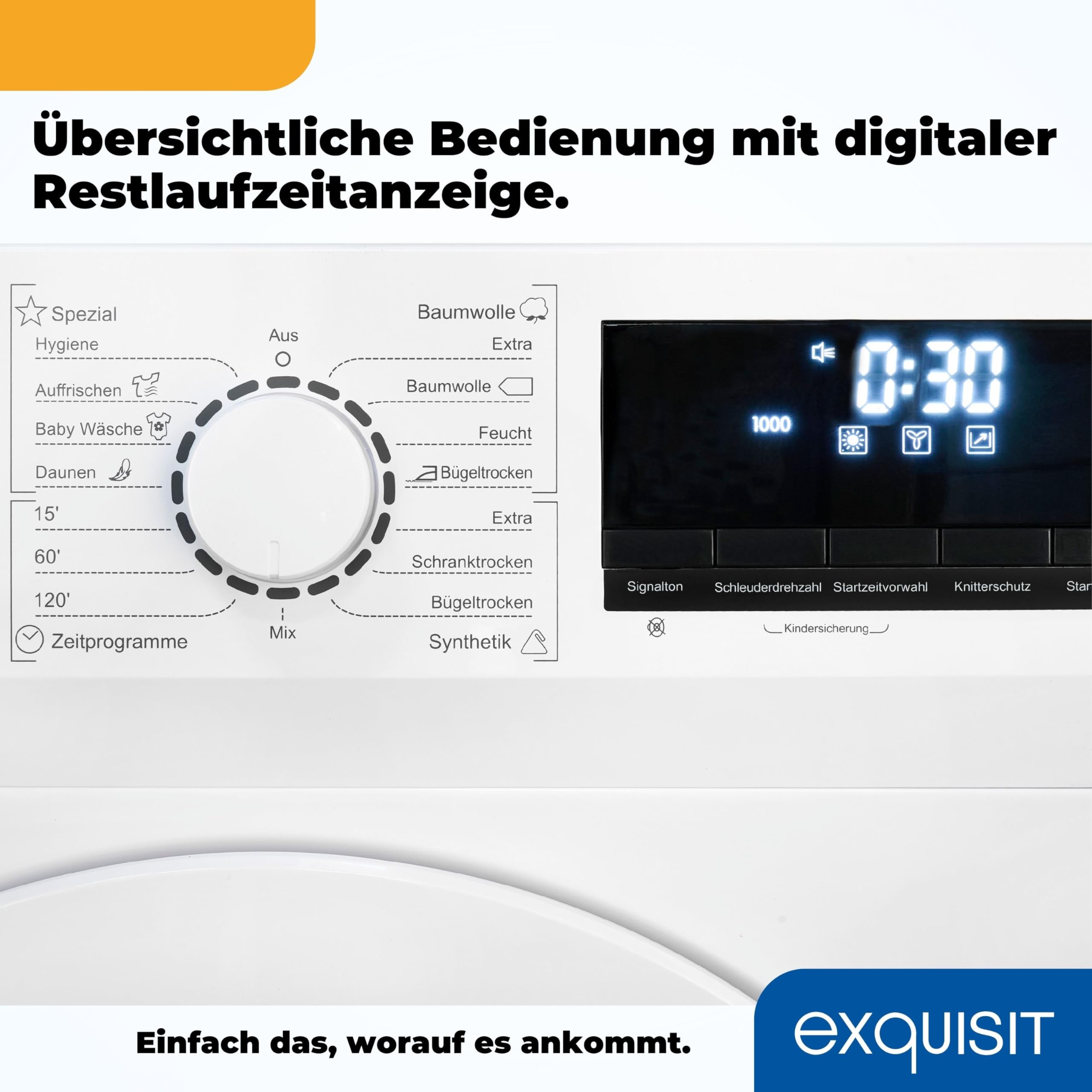 Exquisit Sèche-linge 7 kg TAE70-70 Classe énergétique G Blanc
