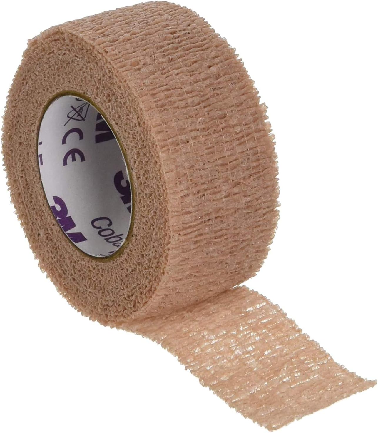 3M 89168 Coban Self- Adherent Wrap, 1" Width, 5yds Length, Pack of 5 Rolls