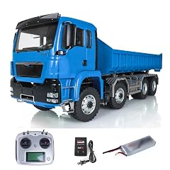 TOUCAN RC HOBBY 1 14 LESU Hydraulic RC Roll On Off Dump Truck 8x8 Metal RTR Full Dumper